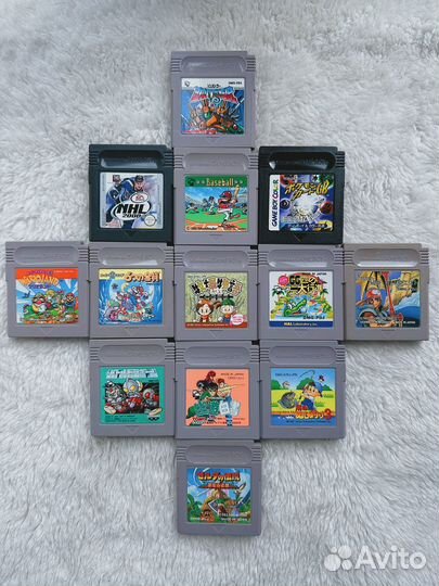 Оригинальные картриджи для Game Boy