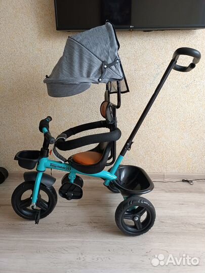 Трехколесный велосипед с родительской ручкой