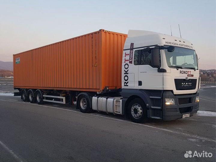 Контейнеровоз. Доставка грузов. От 10 тонн. С НДС