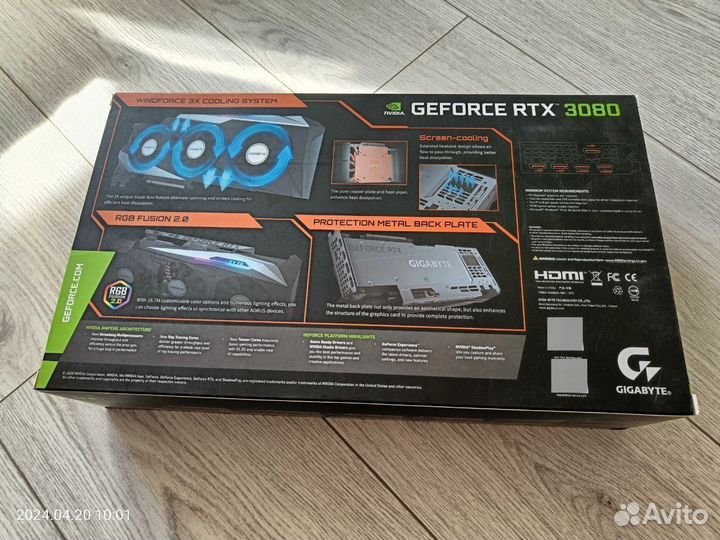 Gigabyte GeForce RTX 3080 gaming OC 10gb