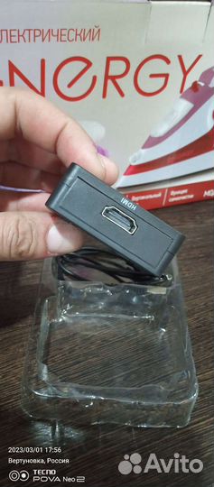 Переходник hdmi-VGA с питанием