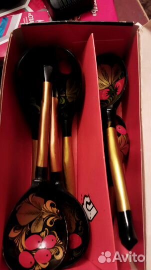 Набор посуды хохлома