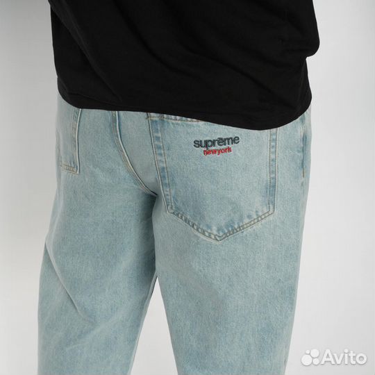 Джинсы supreme new york baggy jeanc