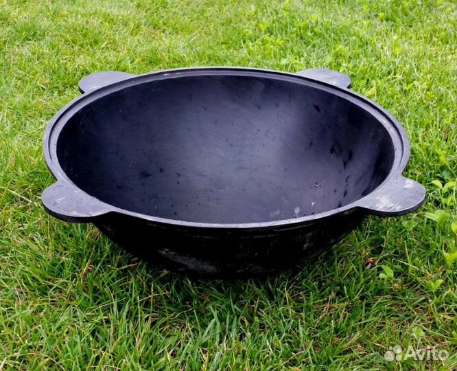 Казан чугунный узбекский круглое дно 10 литров