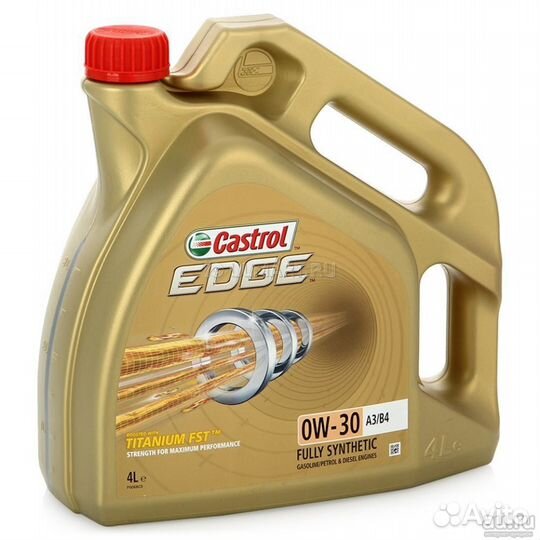 Castrol edge 0W-30 A3/B4 Titanium FST, 4 литра