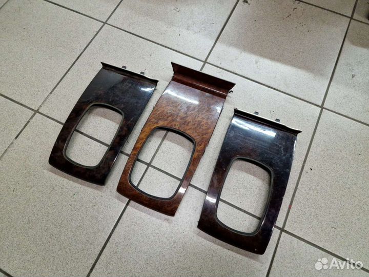 Накладка селектора АКПП Ауди А6 С5 под 2din и 1din