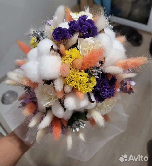 Букеты из сухоцветов