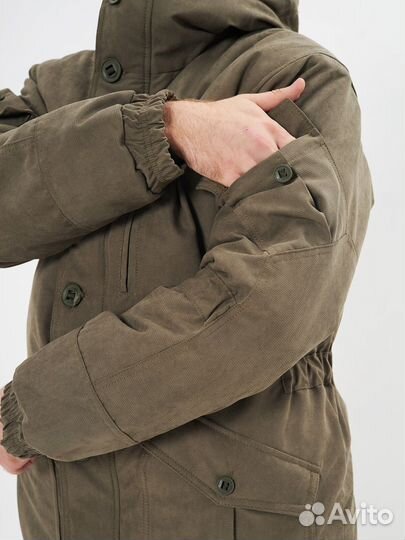 Костюм «Исландия» на синтепоне, темный хаки