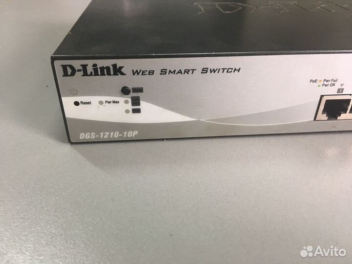 Коммутaтoр D-Link DGS-1210-10P