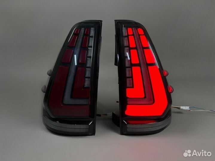 Стопы Toyota Land Cruiser Prado 120 Красные N2425