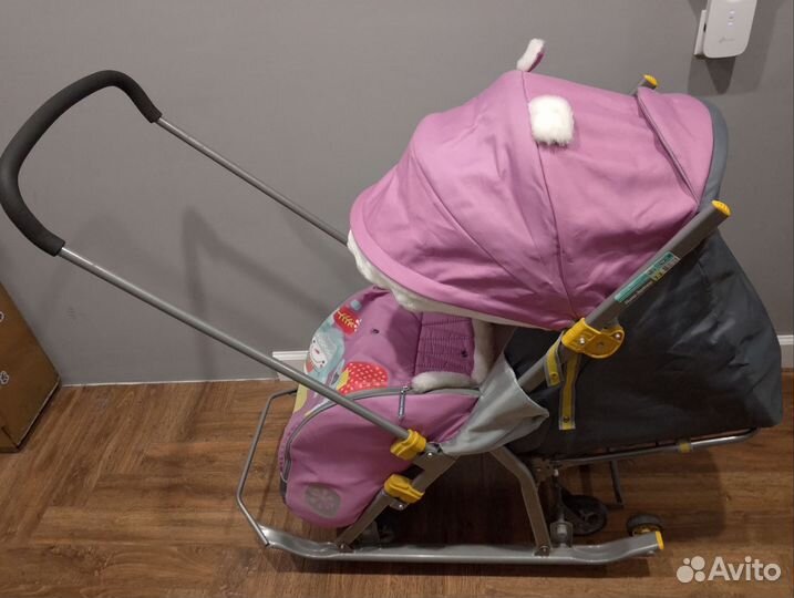 Санки коляска ника kids