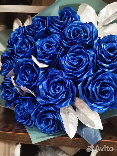 Букет из атласных лент