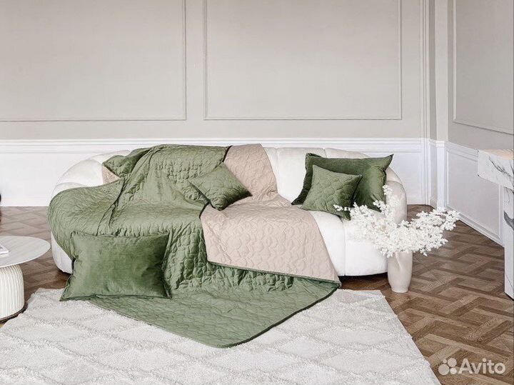 Бархатное покрывало Тэйла (велюровое)