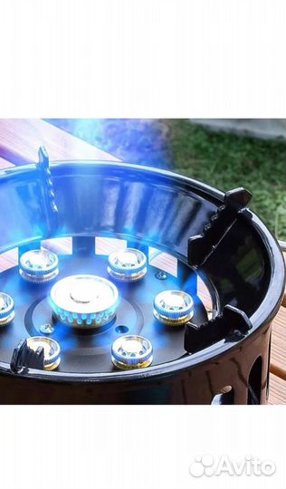 Газовая горелка туристическая с пьезоподжигом