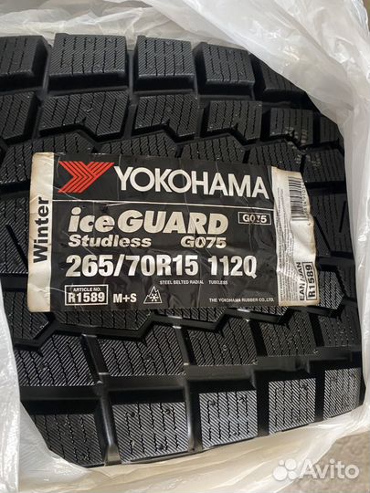Yokohama Ice Guard G075 265/70 R15 112