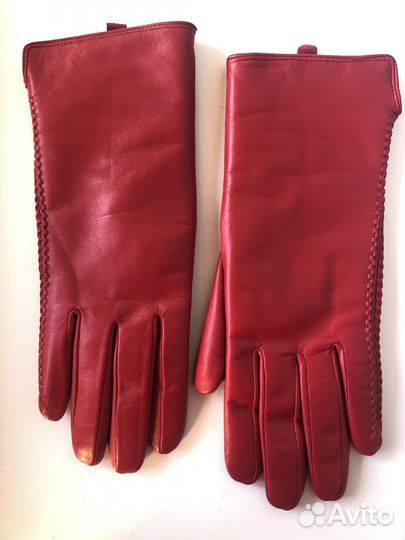 Перчатки женские натуральная кожа