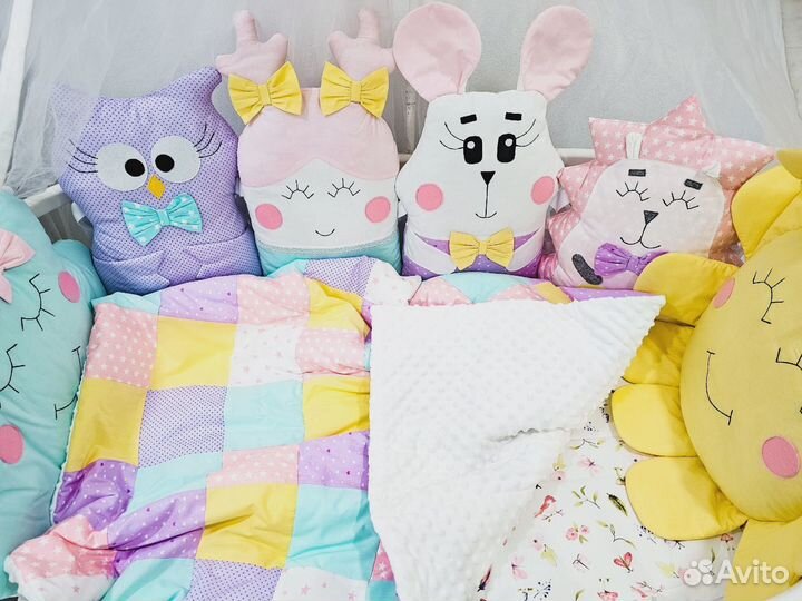 Бортики в кроватку сказка 2