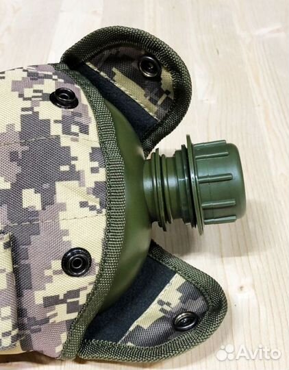 Фляжка с котелком армейская новая в чехле