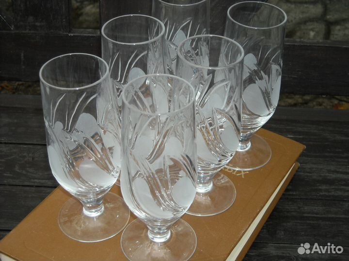 Бокалы СССР для воды, вина или сока