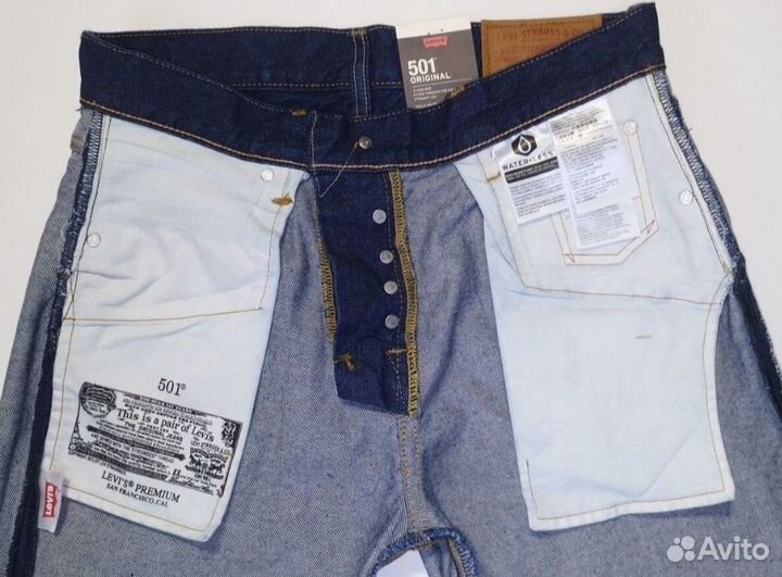 Джинсы Супер Levis 501 Premium Пакистан W:30-38