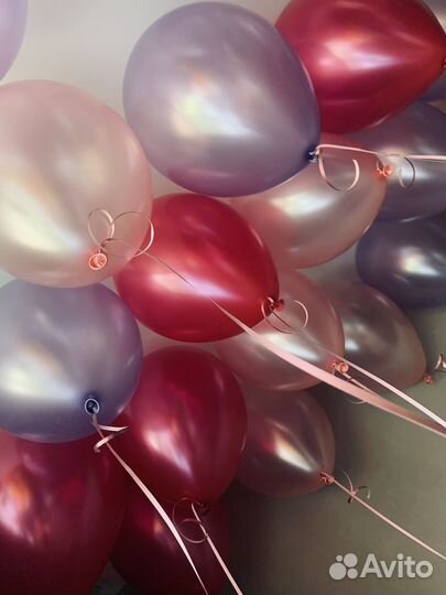 Гелиевые шарики с доставкой под потолок