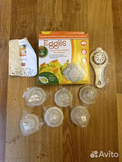 Формы для варки яиц без скорлупы Лентяйка (Eggies)