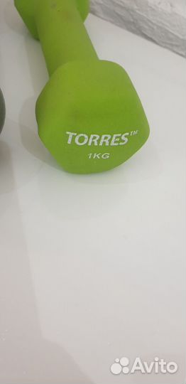 Гантеля 1кг torres