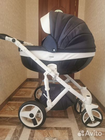 Коляска Adamex Monte carbon (2 в 1)