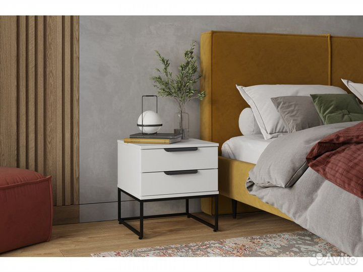 Тумба прикроватная Этчер-1 White