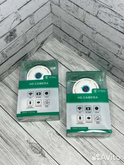 Панорамная IP камера wifi видеонаблюдения безпров