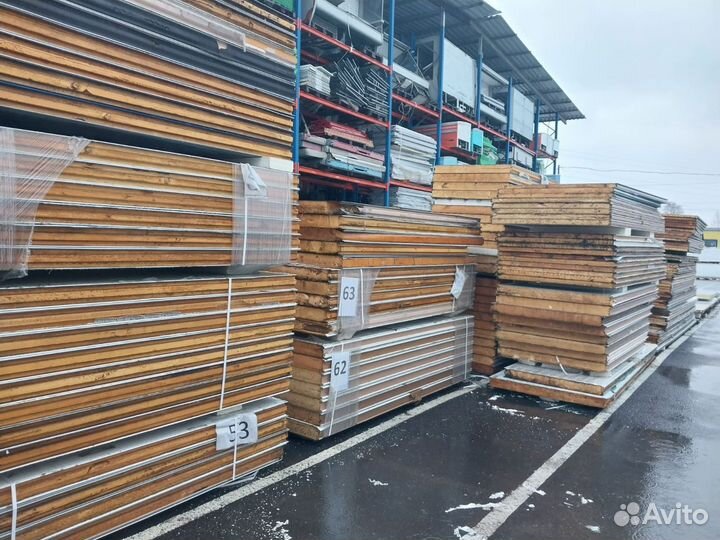 Сэндвич панели 10000 м2 в наличии