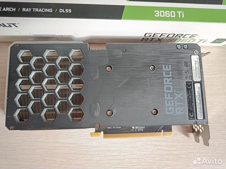 Palit RTX 3060 TI, 8gb gddr-6, гарантия