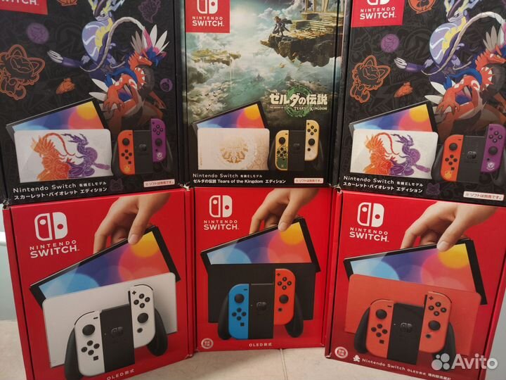 Новый прошитый Nintendo switch oled