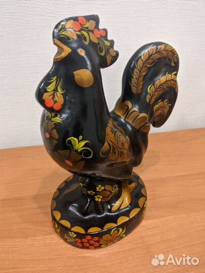 Петух. Ручная роспись. СССР