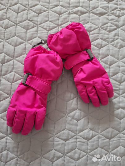 Перчатки зимние розовые Lassie 4