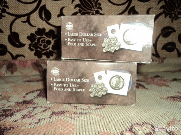 Холдеры -Each 2x2 mount holds 1 llarge dollar coin