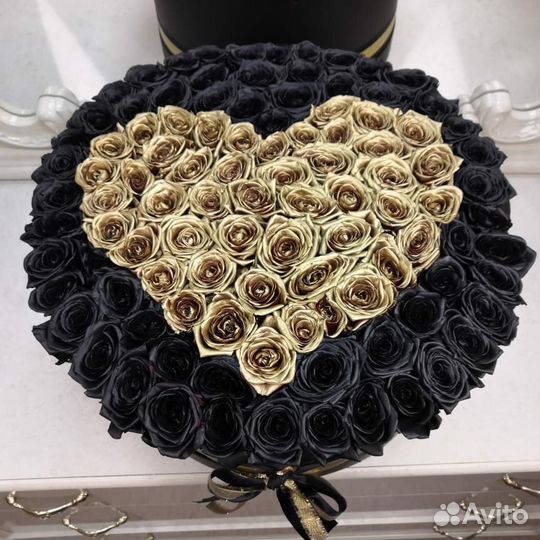Букет из черных роз