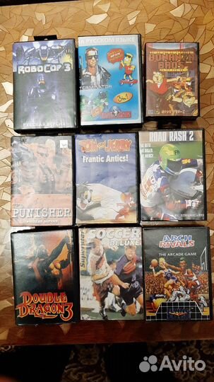 Полноплатные картриджи Sega