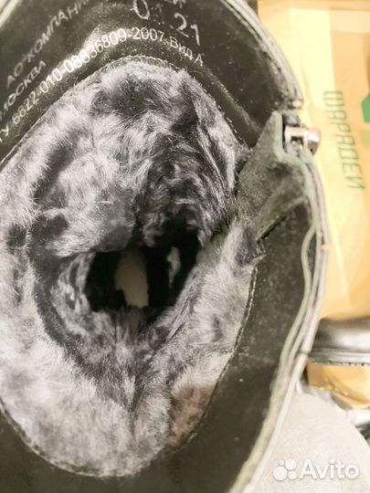 Сапоги зимние из натуральной кожи фарадей