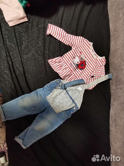 Большой пакет вещей для девочки