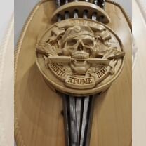 Набор шампуров в навесной подставке. вдв