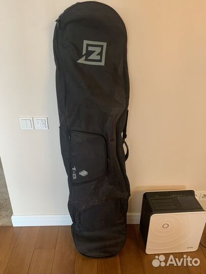 Продается сноуборд nitro с креплениями и чехлом