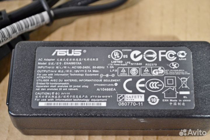 Блок питания для ноутбука Asus 19В 2.1А