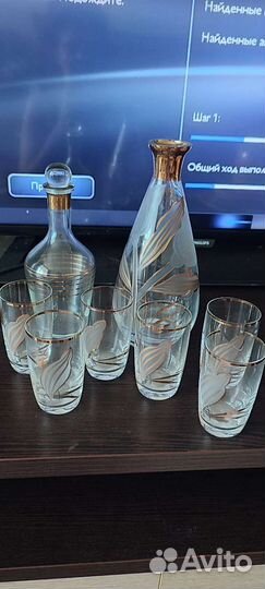 Графин с рюмками СССР