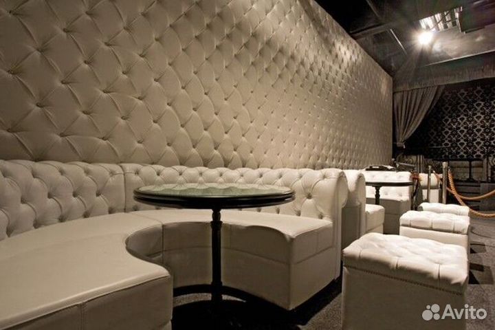 Мягкие стеновые панели для ресторана