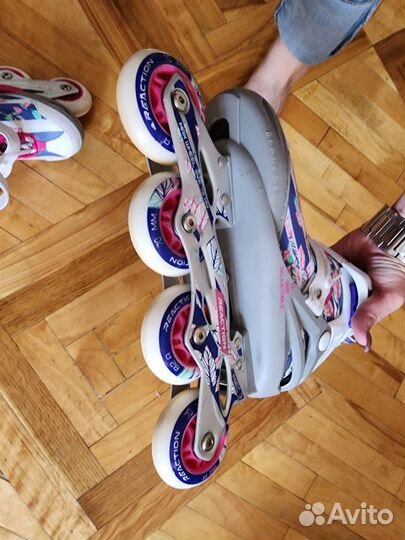 Роликовые коньки детские раздвижные 31-36