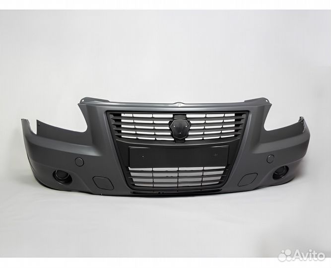 Бампер передний Газель Бизнес (решетка, заглушки)