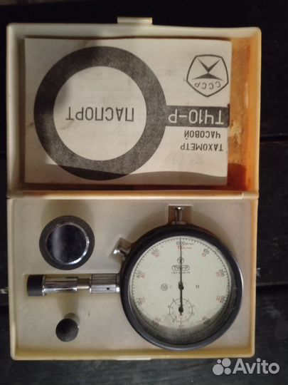 Тахометр часовой произведён в СССР