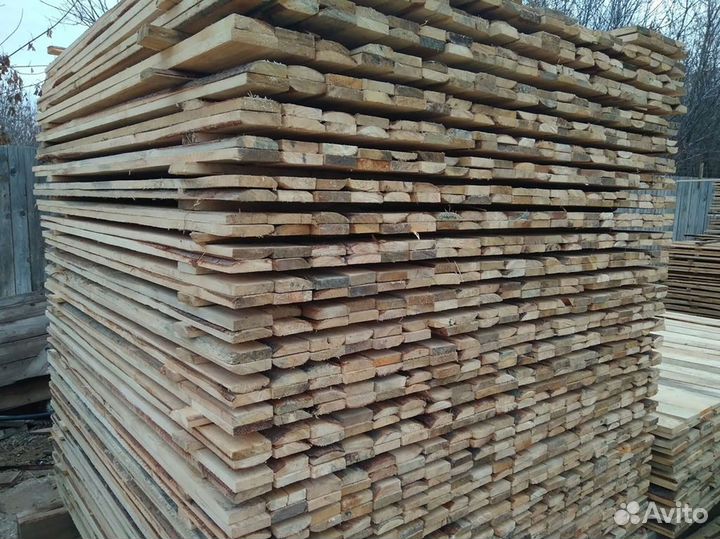 Доска паллетная\тарная пиломатериал оптом 100*129