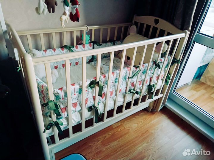 Бортики в детскую кроватку